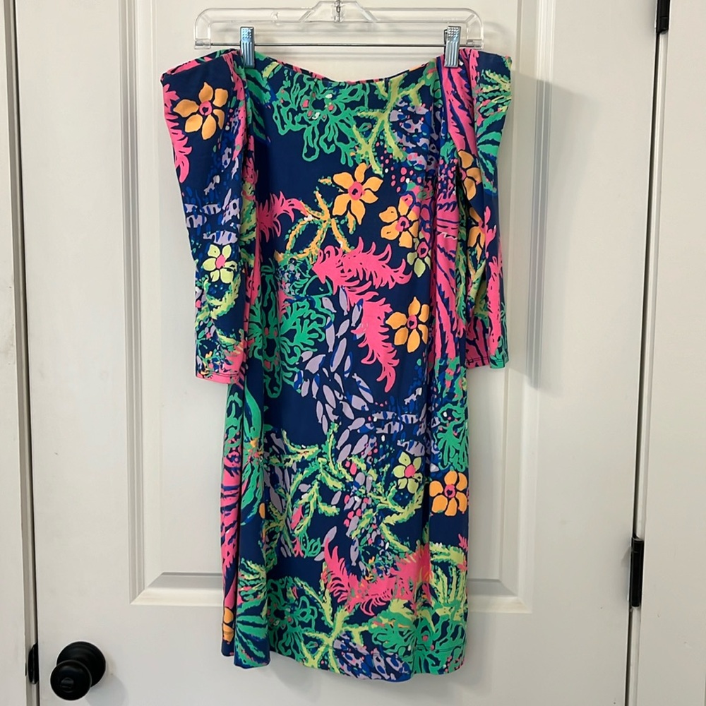 Lilly Pulitzer Off Shoulder Dress Large
